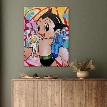 Astro Boy Was Always Welcome (Original Painting)