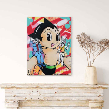 Astro Boy and the Power of Friendship (Original Painting)