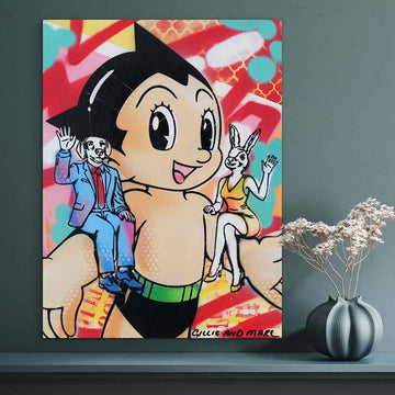 Astro Boy and the Power of Friendship (Original Painting)