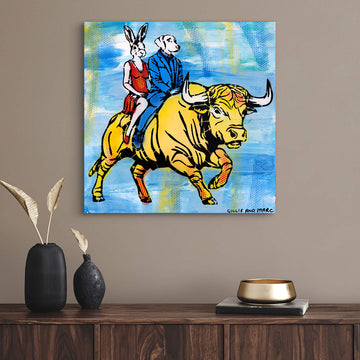 Bull Time (Original Painting)