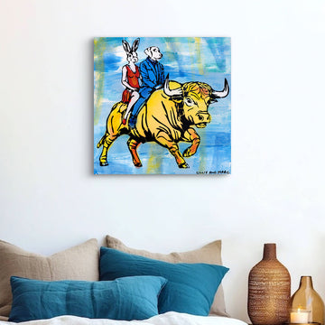 Bull Time (Original Painting)