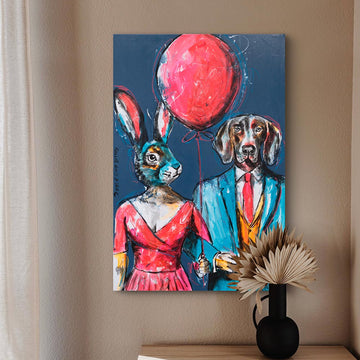 Balloon Lovers (Original Painting)