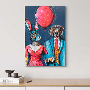 Balloon Lovers (Original Painting)