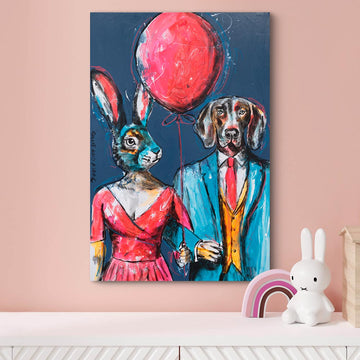 Balloon Lovers (Original Painting)