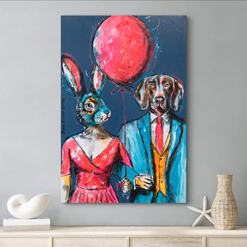 Balloon Lovers (Original Painting)