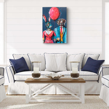Balloon Lovers (Original Painting)