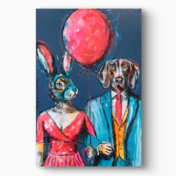 Balloon Lovers (Original Painting)
