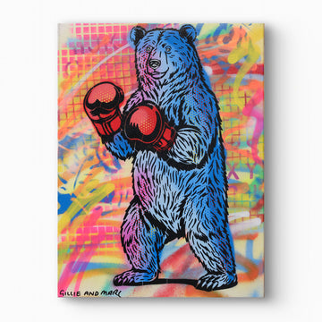 Bear Boxer (Original Painting)