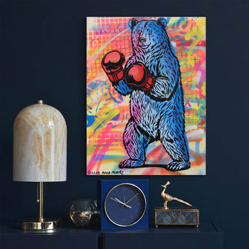 Bear Boxer (Original Painting)