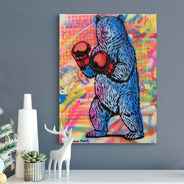 Bear Boxer (Original Painting)