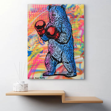 Bear Boxer (Original Painting)