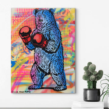 Bear Boxer (Original Painting)