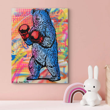 Bear Boxer (Original Painting)