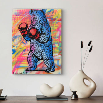 Bear Boxer (Original Painting)
