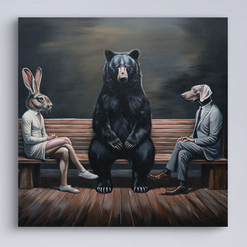 Bear Togetherness (Original Painting)