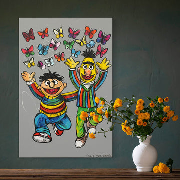 Bert and Ernie Danced Together (Original Painting)