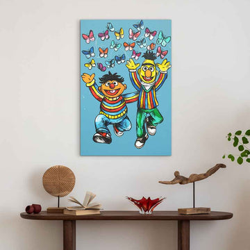 Bert and Ernie Forever and Ever (Original Painting)