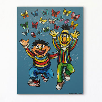 Bert and Ernie Were Best Friends (Original Painting)