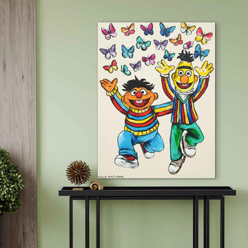 Bert and Ernie Were Besties (Original Painting)
