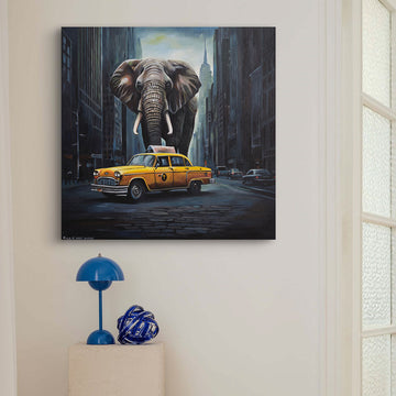 Big Apple Elephant (Original Painting)