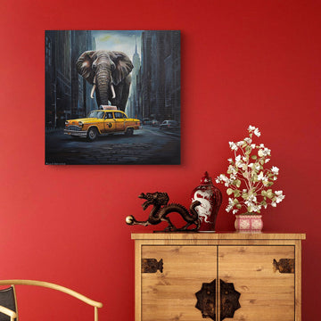 Big Apple Elephant (Original Painting)