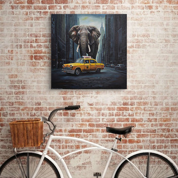 Big Apple Elephant (Original Painting)