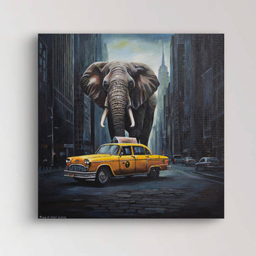 Big Apple Elephant (Original Painting)