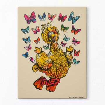 Big Bird Can Fly (Original Painting)