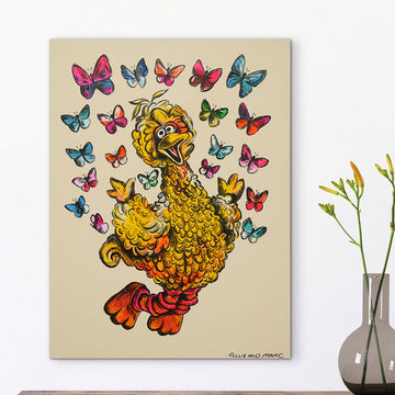 Big Bird Can Fly (Original Painting)