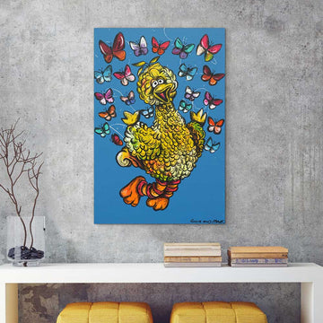 Big Bird Had A Love of Flying (Original Painting)