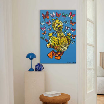 Big Bird Had A Love of Flying (Original Painting)
