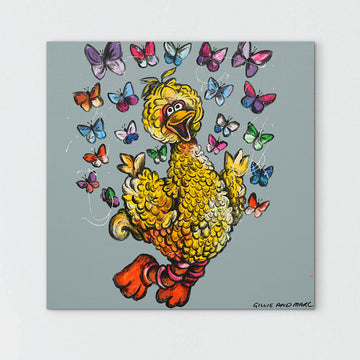 Big Bird Was Always Up (Original Painting)