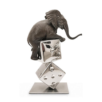 Big Luck of the Elephant (Bronze Sculpture)