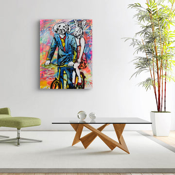 Biking for Two (Original Painting)