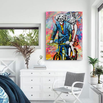 Biking for Two (Original Painting)