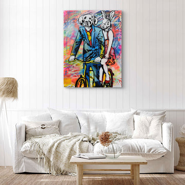 Biking for Two (Original Painting)