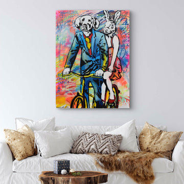 Biking for Two (Original Painting)