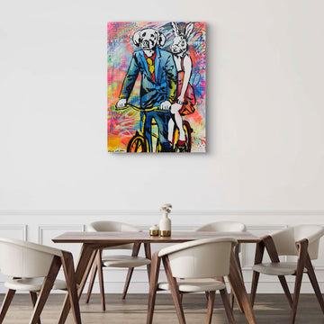 Biking for Two (Original Painting)