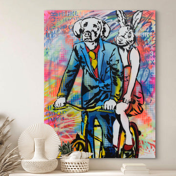 Biking for Two (Original Painting)