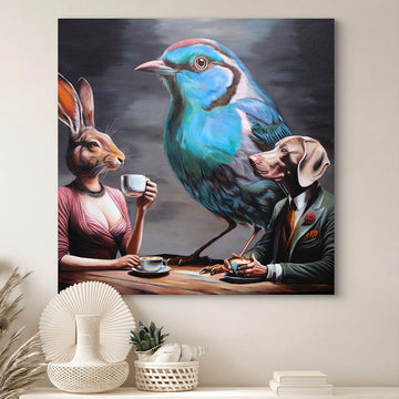 Blue Bird Sings (Original Painting)