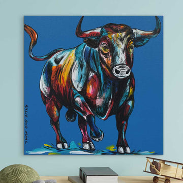Blue Bull (Original Painting)