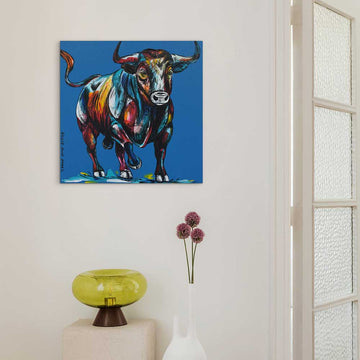 Blue Bull (Original Painting)