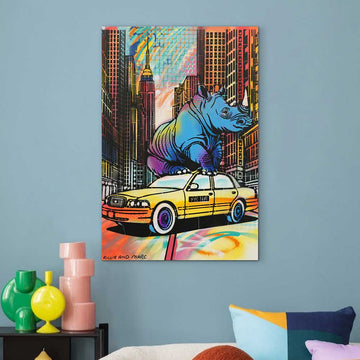 Blue Rhino (Original Painting)