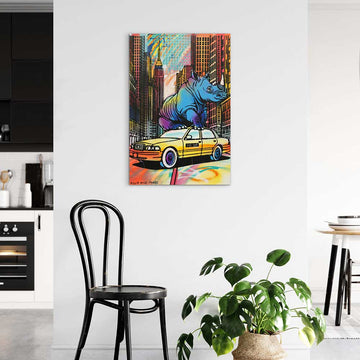 Blue Rhino (Original Painting)