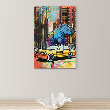 Blue Rhino (Original Painting)