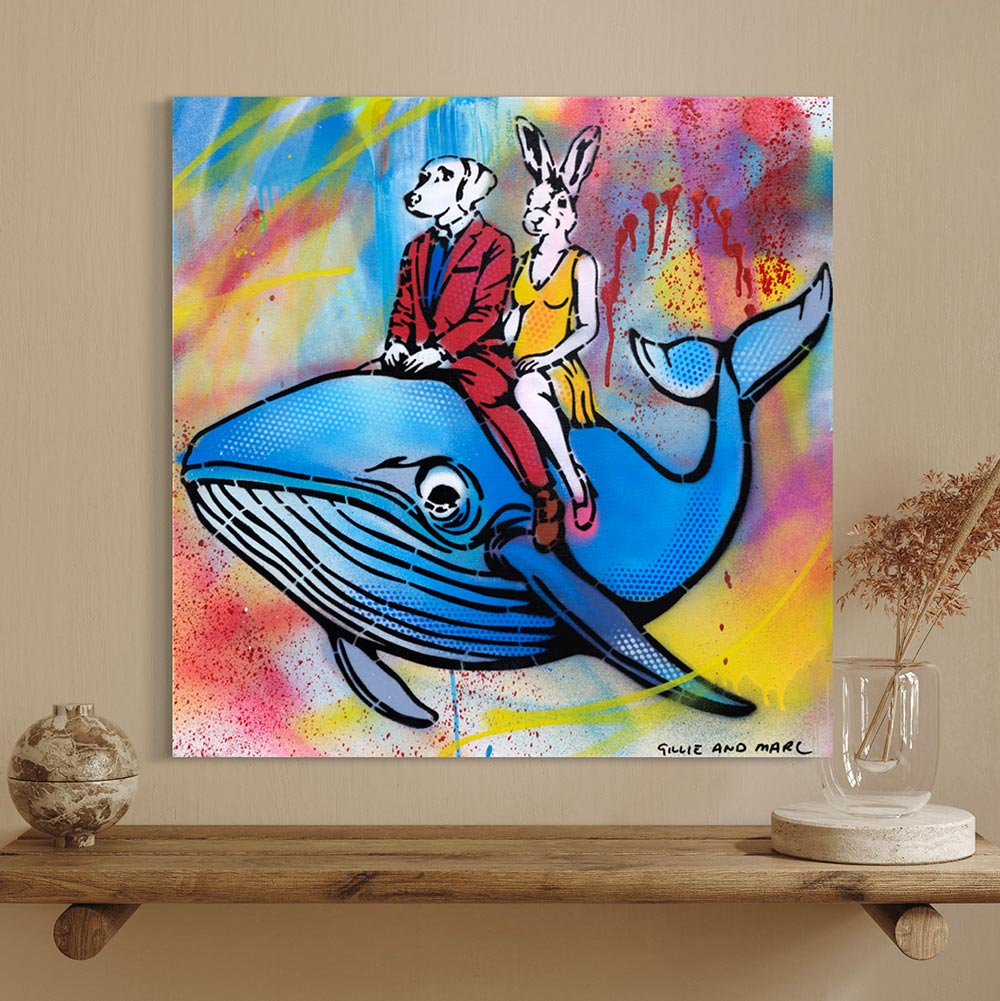 Blue Whale (Original Painting) – Gillie and Marc®
