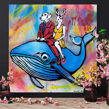 Blue Whale (Original Painting)