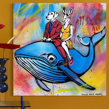 Blue Whale (Original Painting)