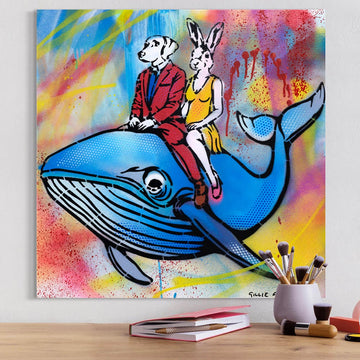 Blue Whale (Original Painting)