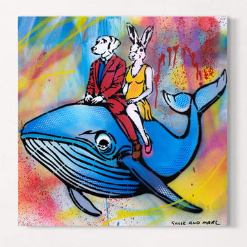 Blue Whale (Original Painting)